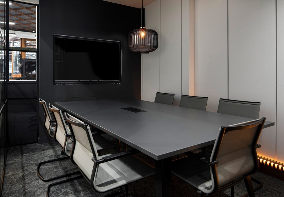 The meeting room at Great Marlborough Street, Metspace London Limited in Soho