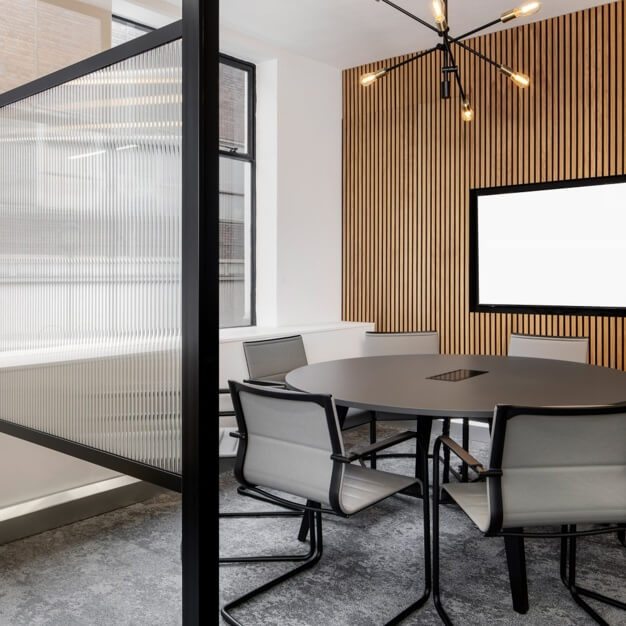The meeting room at Poland Street, Metspace London Limited in Soho