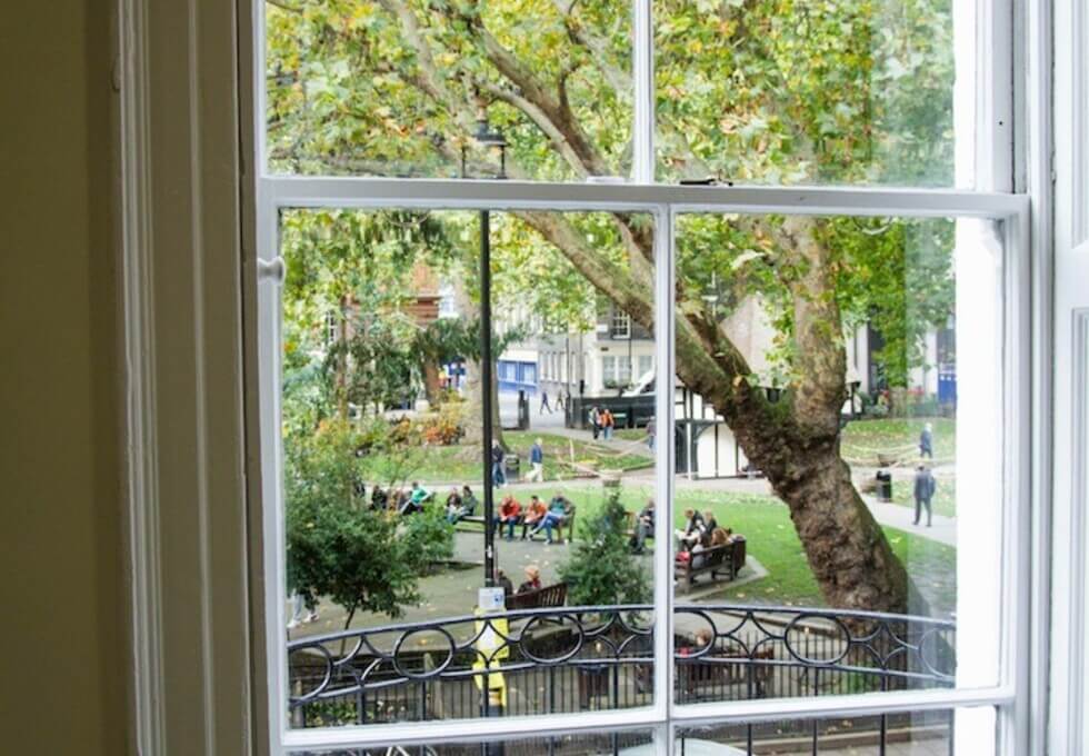 The view at Soho Square, The Boutique Workplace Company in Soho