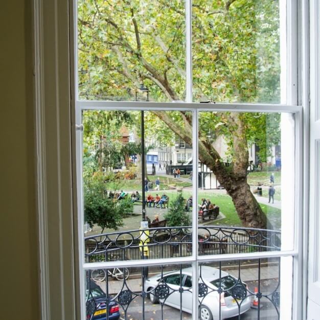 The view at Soho Square, The Boutique Workplace Company in Soho