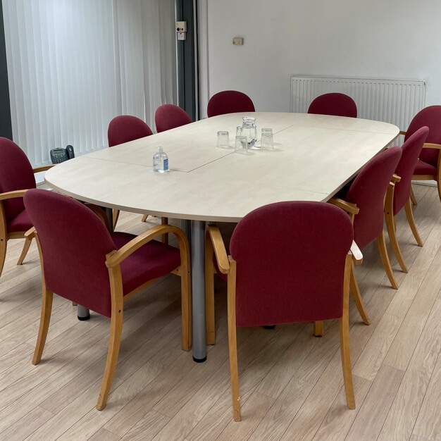The meeting room at South Hill Avenue, Oasis Business Centres in South Harrow
