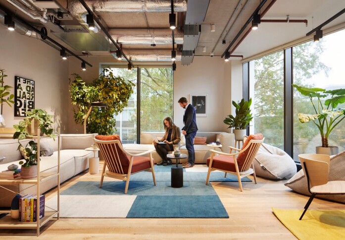 A breakout area in Southwark Bridge Road, FORA, Southwark