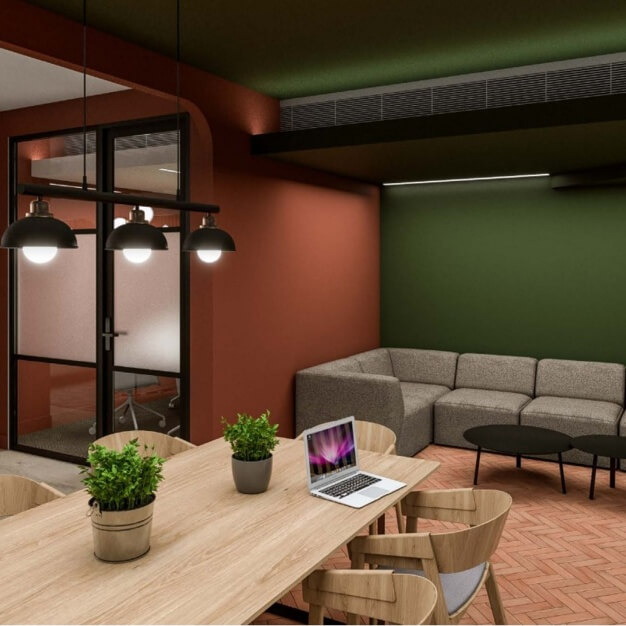 Breakout area at Valentine Place, Knowlemore Ltd in Southwark