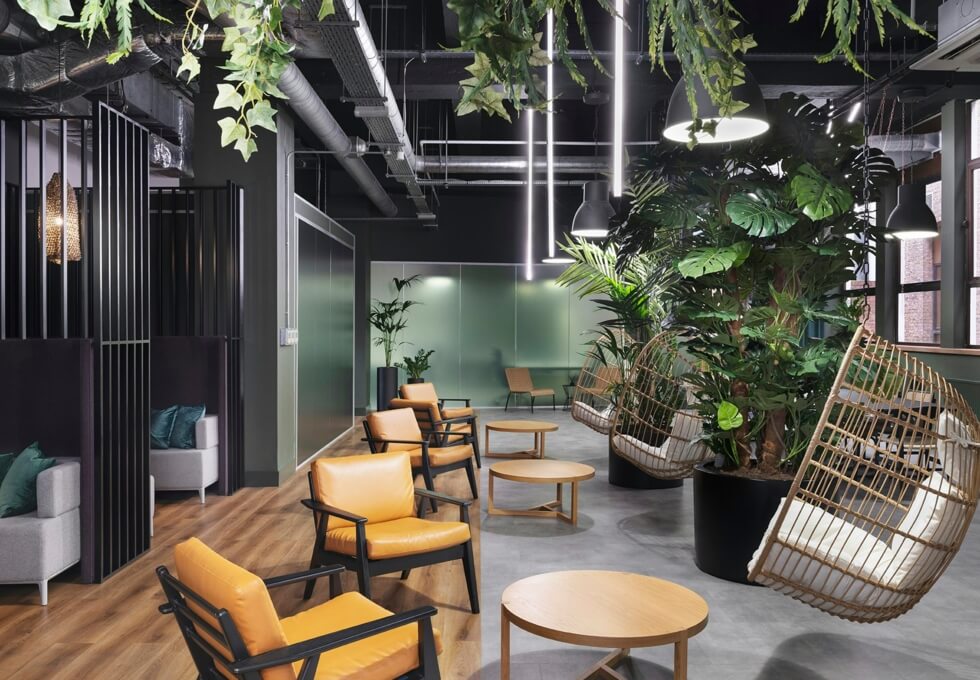 Breakout space in Paris Garden, Halkin Management (Southwark)