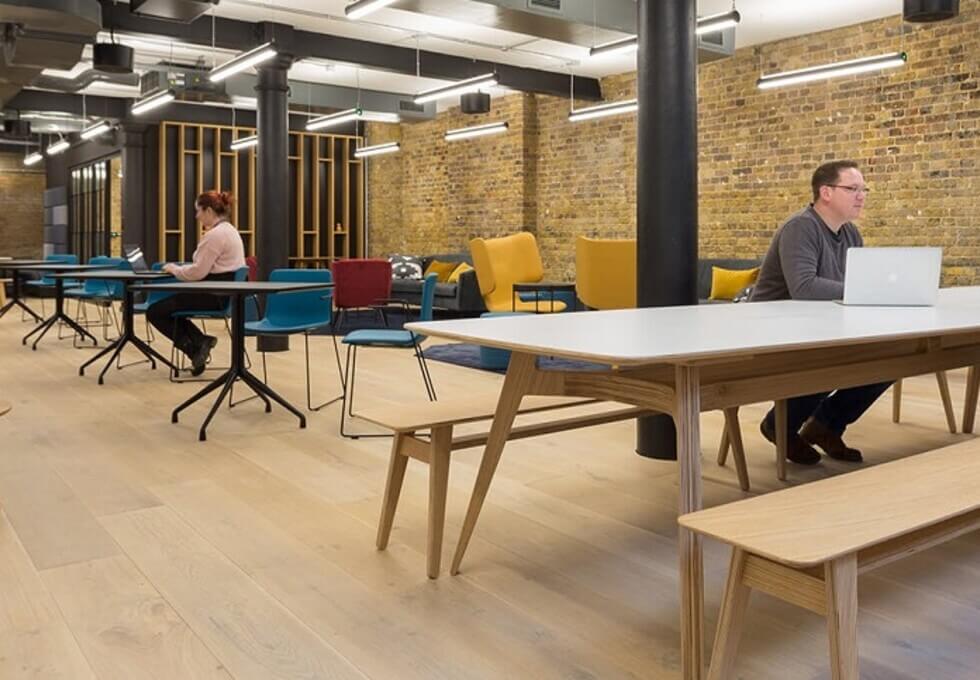 Breakout space in Southwark Bridge Road, The Boutique Workplace Company (Southwark)