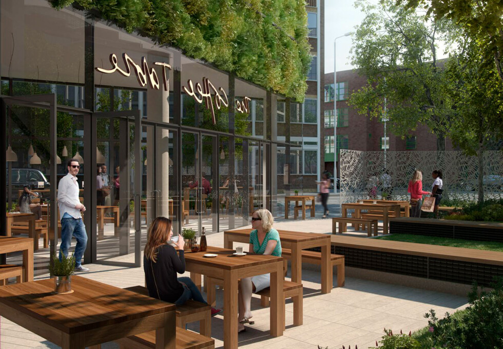 Outdoor area - Southwark Bridge Road, FORA in Southwark