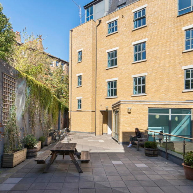Outdoor space at Webber Street, One Avenue in Southwark