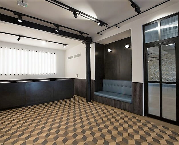 Reception area at Southwark Bridge Road, The Boutique Workplace Company in Southwark