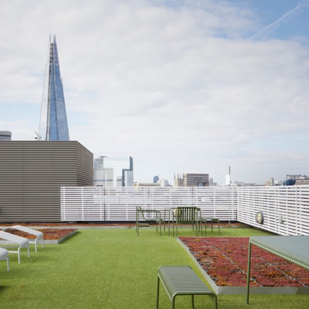 Roof terrace at Lavington Street, Dorrington in Southwark