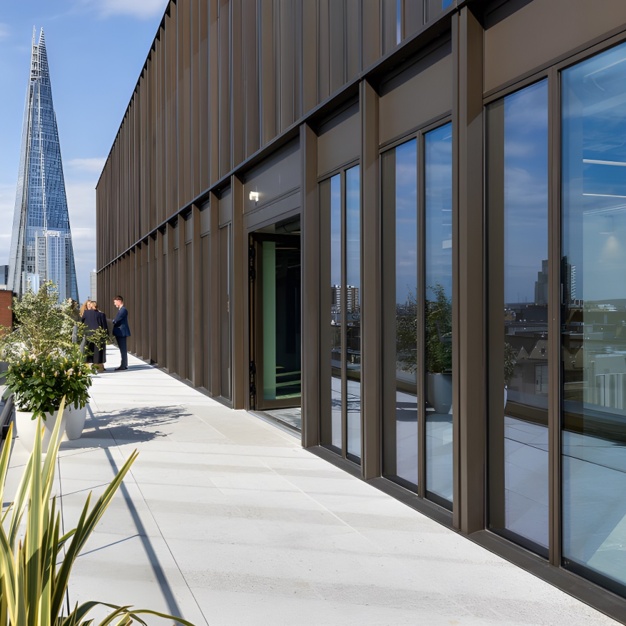Roof terrace at Park Street, Land Securities Group PLC in Southwark