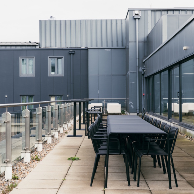 Roof terrace at Southwark Bridge Road, Knotel in Southwark