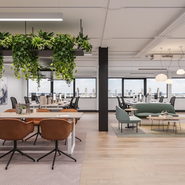 The breakout area at Great Suffolk Street, Knowlemore Ltd in Southwark