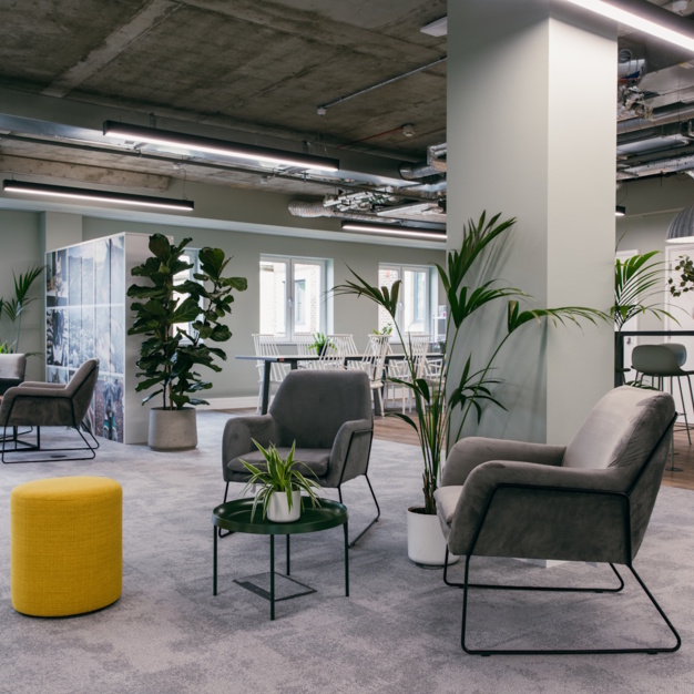 The breakout area at Southwark Bridge Road, Knotel - London