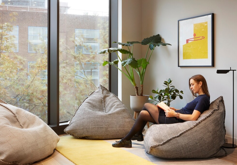 The breakout space for clients - Southwark Bridge Road, FORA in London