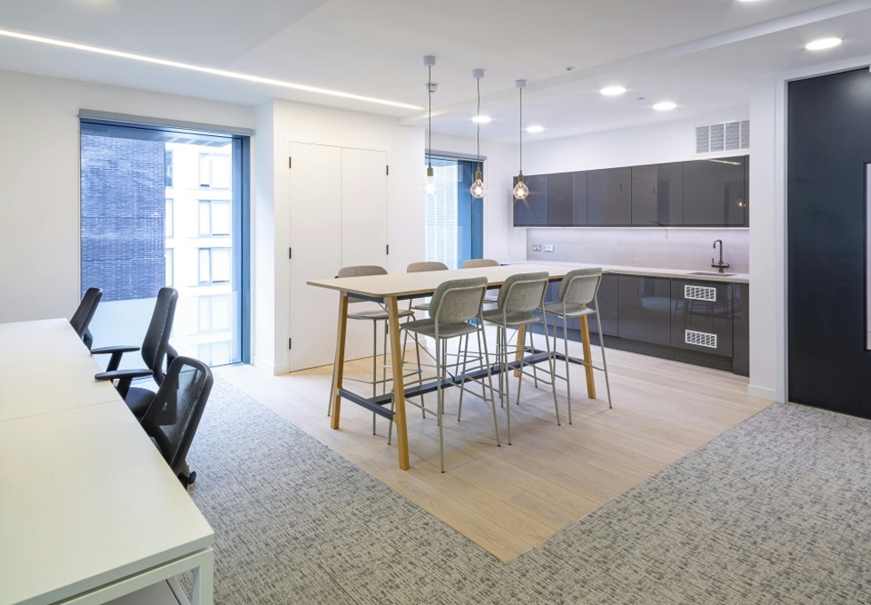 The dedicated kitchen at Lavington Street, Situu in Southwark