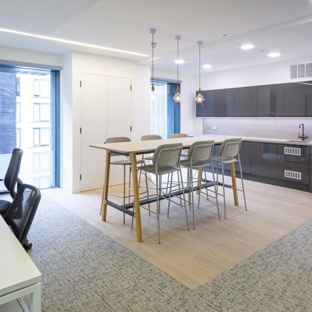 The dedicated kitchen at Lavington Street, Situu in Southwark