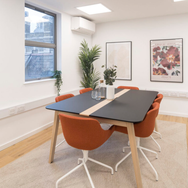 The dedicated meeting room at Southwark Street, Rubix in Southwark