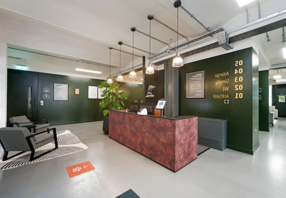 The reception at Union Street, Knowlemore Ltd in Southwark