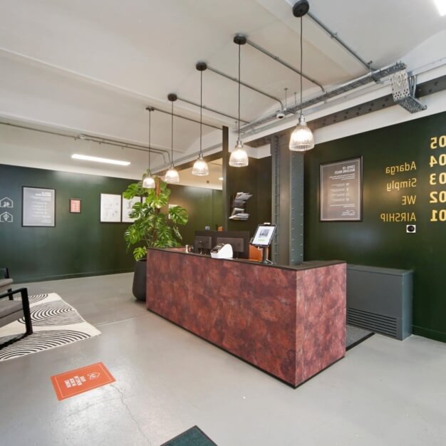 The reception at Union Street, Knowlemore Ltd in Southwark