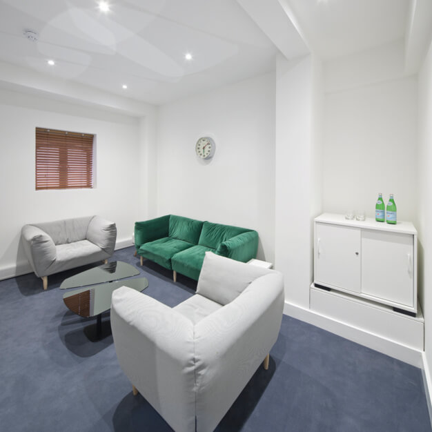 A breakout area in Whites Row, Lenta, Spitalfields