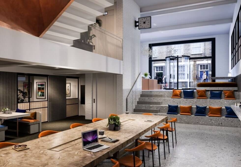 Breakout space for clients - Princelet Street, FORA in Spitalfields