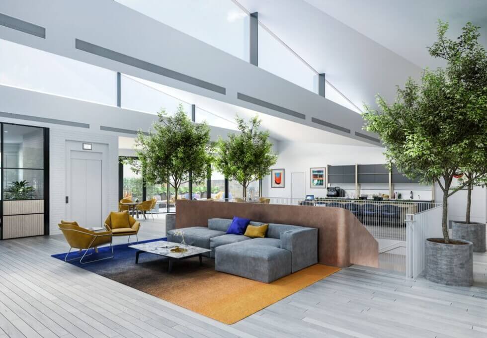 Client breakout space - Princelet Street, FORA in Spitalfields