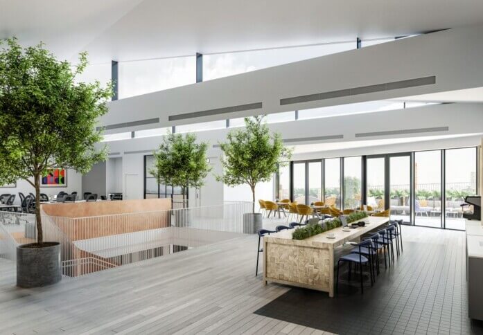 Client breakout space - Princelet Street  in Spitalfields (FORA)