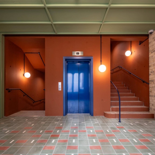 Lift at Norton Folgate, The British Land Company PLC in Spitalfields