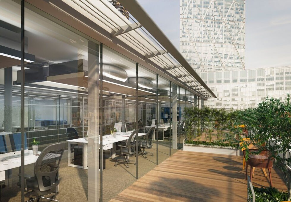 Outdoor area at Folgate Street, FORA in Spitalfields