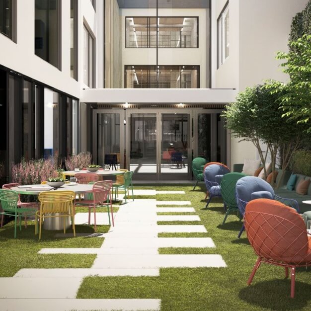 Outdoor space at Folgate Street, FORA (Spitalfields)