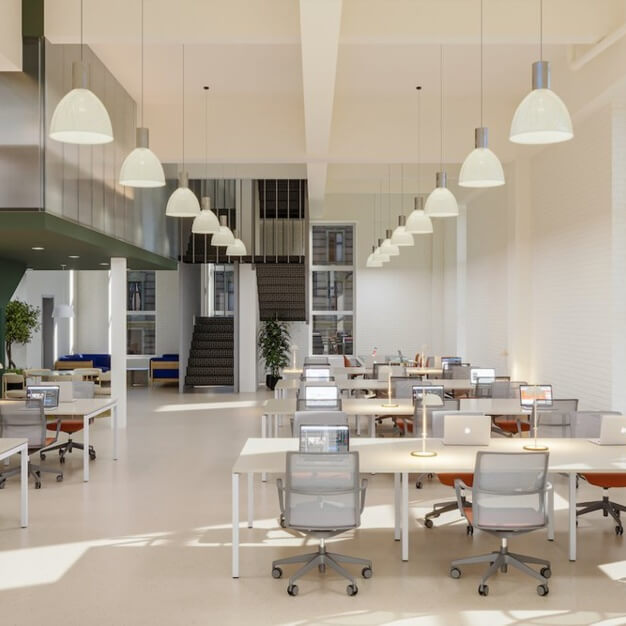 Private workspace in Hanbury Street, Hermit Offices Limited (Frameworks), Spitalfields