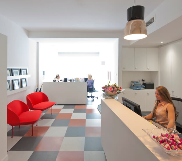 Reception at Whites Row, Lenta in Spitalfields