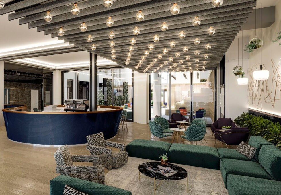 The breakout space for clients - Folgate Street, FORA in Spitalfields