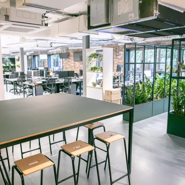 The breakout space - Heneage Street, X and Why Ltd in Spitalfields