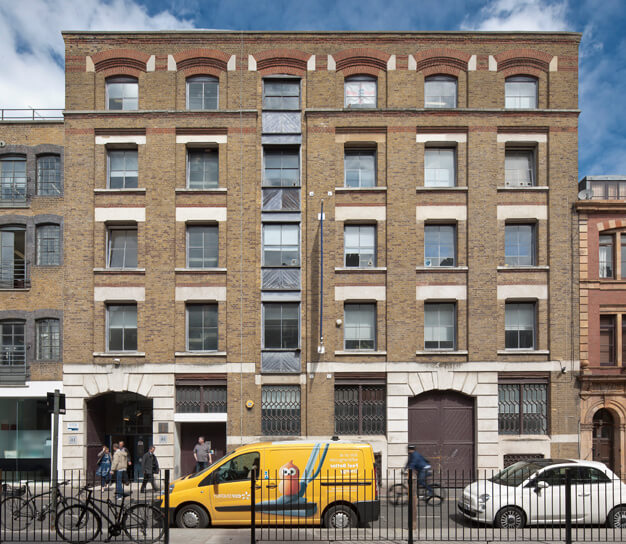 The building at Whites Row, Lenta, Spitalfields
