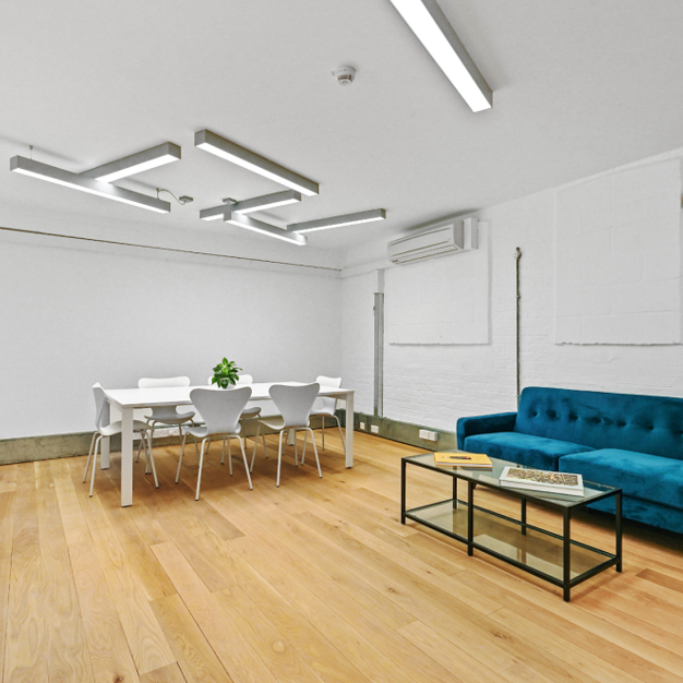 The dedicated breakout area - Fashion Street, Base Offices (Spitalfields)