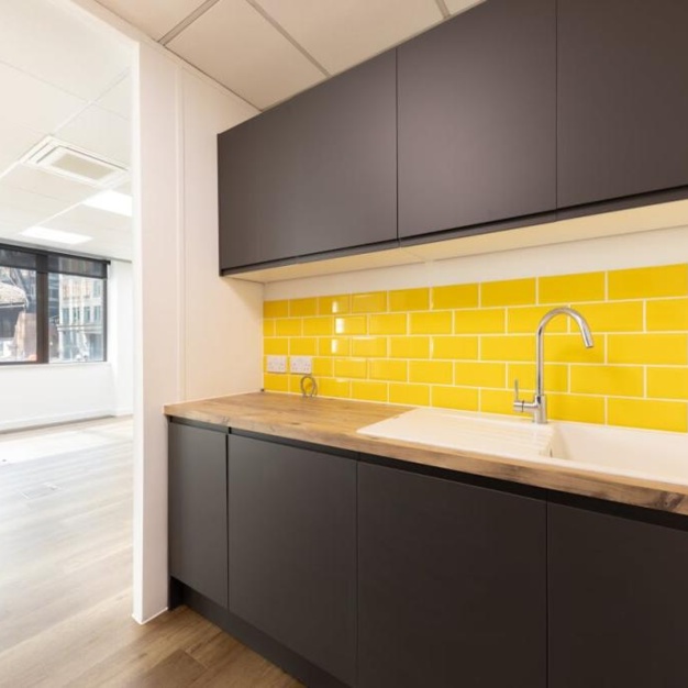 The dedicated kitchen at Norton Folgate, One Avenue in Spitalfields