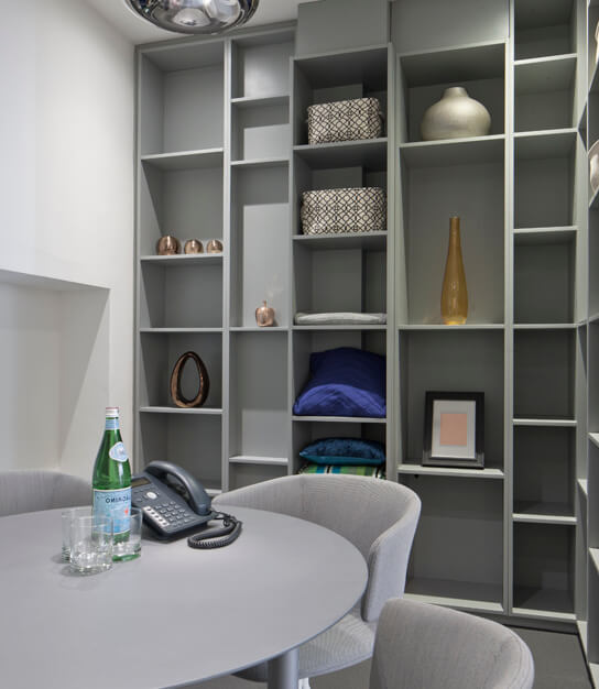 The meeting room at Whites Row, Lenta in Spitalfields