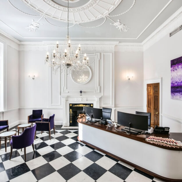 Reception area at St James's Square, Argyll in St James's