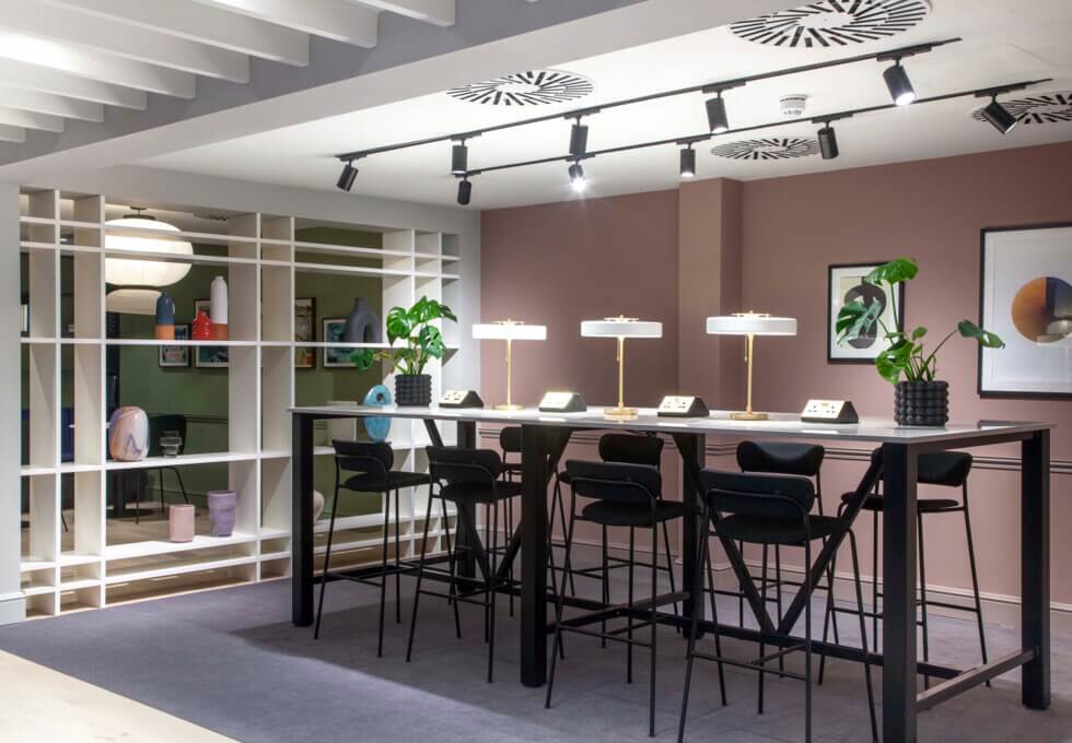 The communal space at Pall Mall, Argyll in St James's