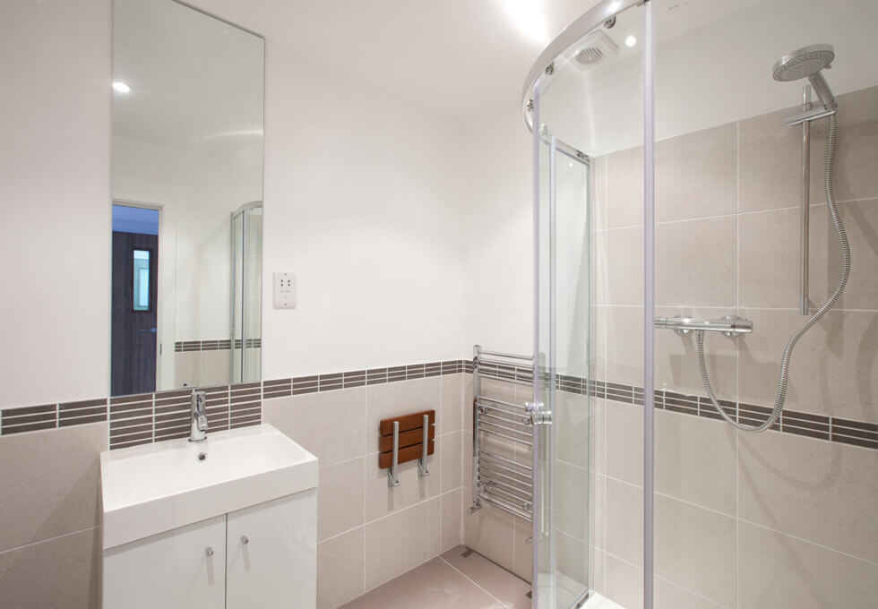 Bathroom facility at Acacia Road, Cooper Group (St John's Wood)