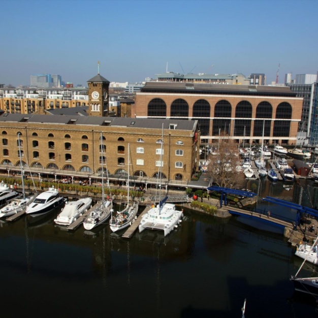 Building outside at East Smithfield, Ingleby Trice, St Katharine Docks