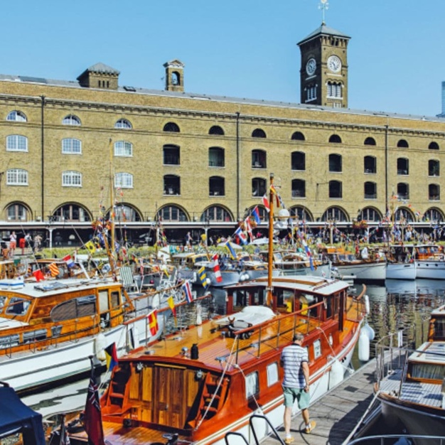 The building at East Smithfield, Ingleby Trice in St Katharine Docks