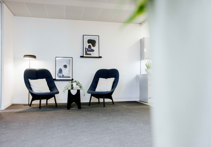 A breakout area in Old Bailey, Orega, St Paul's