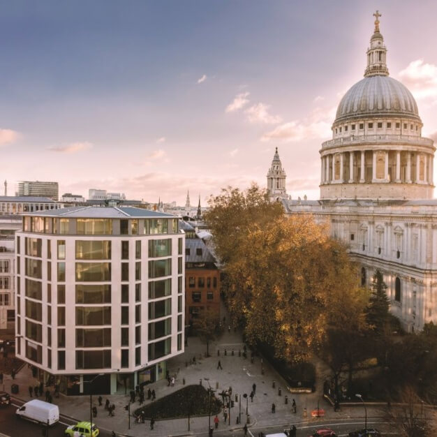 Building outside at Cheapside, Argyll, St Paul's