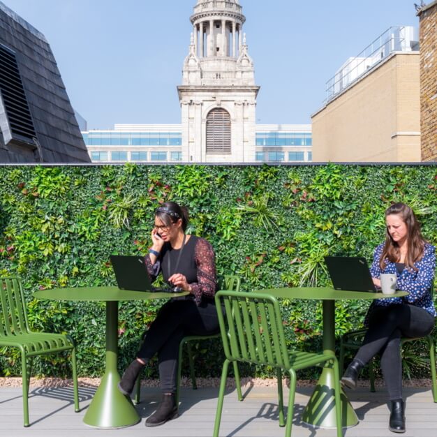 Outdoor space at Watling Street, The Boutique Workplace Company (St Paul's)
