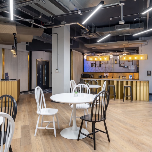 Reception area at Carter Lane, The Boutique Workplace Company in St Paul's