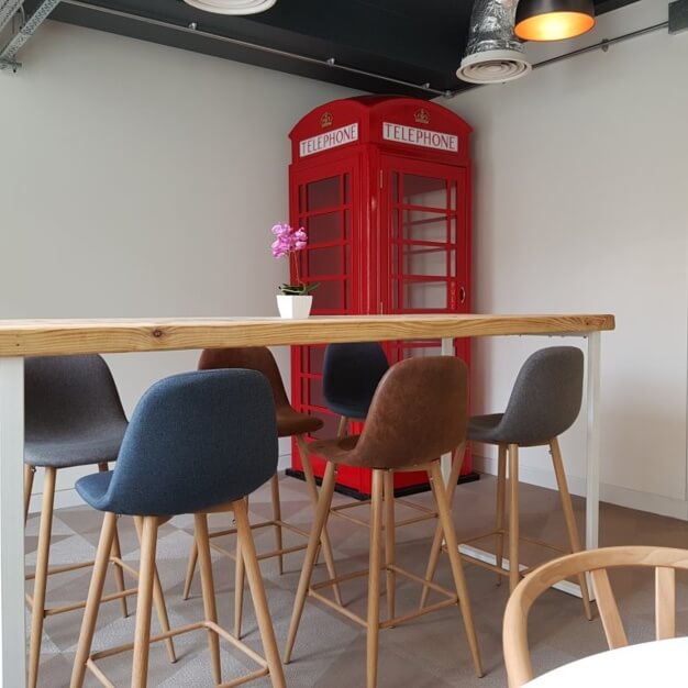 Breakout area at The Strand, Lenta in Strand