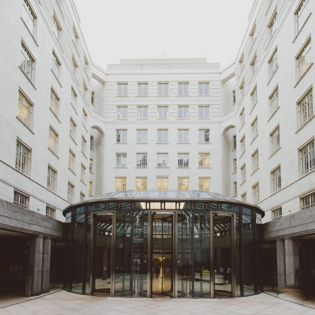 Building outside at Strand, Orega, Strand