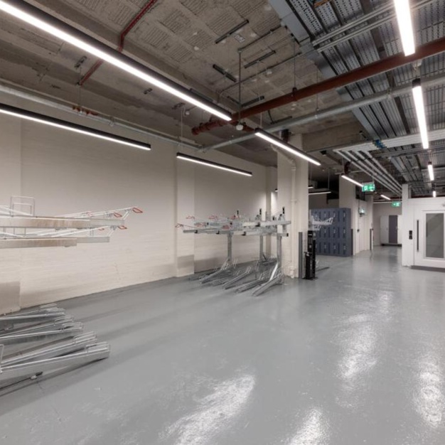 Cycle storage at Adam Street, RX, Strand